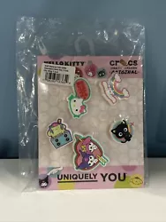 Sanrio Hello Kitty x Crocs Jibbitz Charms 5 pack Free Shipping - BRAND NEW!.