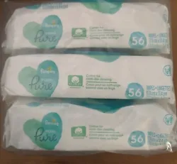 Pampers Aqua Pure Wipes are made made with 99% pure water for our simplest formula. Made with premium cotton for a soft...