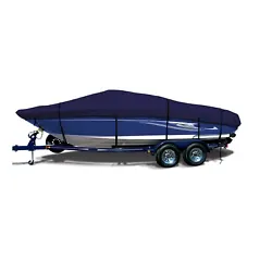 20.5L O/B premium trailerable bass fishing boat cover includes a sewn in motor hood. boat cover major features Treated...