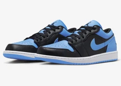 Nike Air Jordan 1 Low Black University Blue.