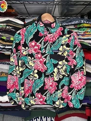 Patagonia Synchilla Womens Manoa Floral Hawaiian Snap T Pullover Jacket XS. Condition is Pre-owned. Shipped with USPS...