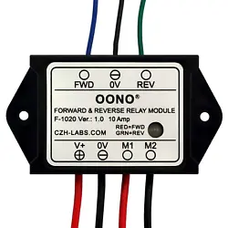 1, Reversing relay module. Reversing relay module. 4, Forward and Reverse status indicating LED, forward status...