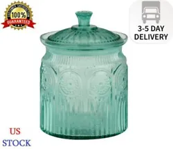 The Pioneer Woman Adeline Cookie Jar is a beautiful and convenient addition to any kitchen. - Made from pressed glass....