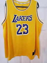 No stains. Show your support for the Lakers and LeBron with this high-quality jersey.