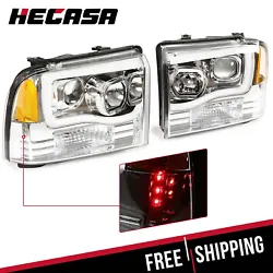 Fit For Ford. A pair of headlights (driver and passenger side). 2005-2007 Ford F-250 Super Duty. 2005-2007 Ford F-350...