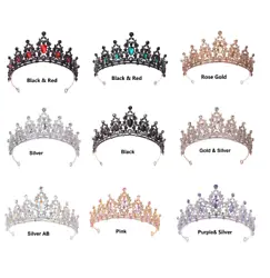 Alloy crown made of High-quality material, it is durable and sturdy. Hypoallergenic, nickel free and lead free....