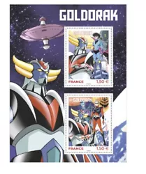 Bloc timbres Goldorak collection neuf.