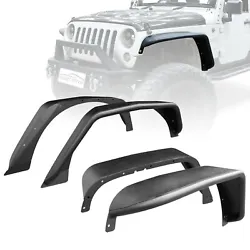 Fitment: 2007 - 2018 Jeep Wrangler JK   Description: - Upgrade Your Vehicle With A Refreshing & Awesome Look. - Tough...