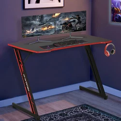 Large Surface： This gaming desk workstation provides massive space for PC, gaming keyboards, gaming monitors and...