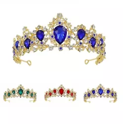 Simply stunning! You are looking at exquisite large tiara crown. All rhinestones shines a lot! This tiara is perfect...