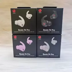 Feature: Beats Fit Pro Features Comfortable-fit Ear Fins That Flexibly Adjust to the Shape of Your Ears. Color: Black,...