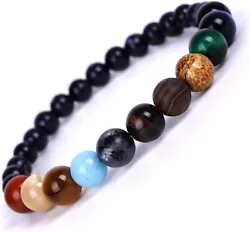 Bead Size: 6mm and 8mm. Bead Material: Natural Stone.
