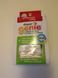 Playtex Carbon Filter 4 Pack Refills for Diaper Genie Diaper  Item is new in its original packaging.