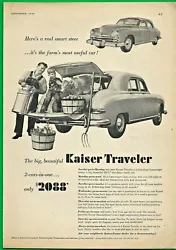 Original paper print ad from 1949 magazine. Printed on 