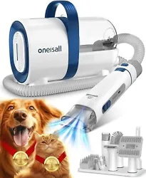 Vacuum, Dryer and Clippers 3 in 1. The blow dryer is a bonus for pet grooming vacuum. ️ No Hair to Escape to the...
