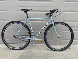Here for your consideration is this first-year 2006 Bianchi San Jose in blue jeans color. Very cool bike with great...