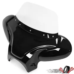 Universal front fairing (Batwing) in Matte Black. Trunk & Saddle Bag & Bracket. Motorcycle Accessories. No inner...