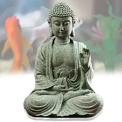 The sandstone Buddha statue brings you balance and peace, which is good for temporarily getting rid of worries or...