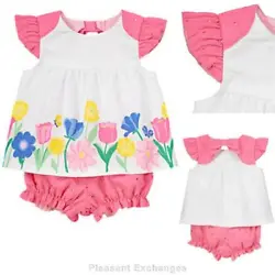 From Gymboree’s “ All Ruffled Up ” Line! If an item is pre-owned, it is always washed in cold water and either...