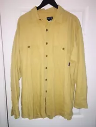 Patagonia Khaki Work Shirt XL. Condition is Pre-owned. Shipped with USPS Priority Mail.