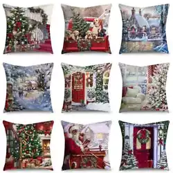 Decoration for Christmas holiday: decorate your living room or family room with new pillow covers. The throw pillow...