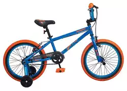 Learning to ride is rad with the Burst kids bike by Mongoose. Plus, it has both a rear coaster (pedal) brake for...