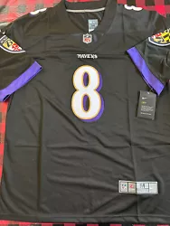 NFL Lamar Jackson Baltimore Ravens #8 Black stitched Football Jersey Men’s M NWT. ****Jersey have stitched...