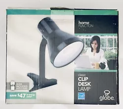Globe Home Function Classic Clip With Compact Flourescent Bulb.