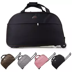 1x Rolling Wheeled Duffle Bag. The bag is waterproof, it can protect your cloth or phone from getting wet when its...