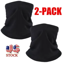 2 x Fleece Neck Gaiter. Good flexibility, suitable for most peoples body types. You dont have to worry about the...