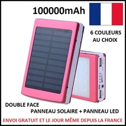 Sortie 1: 5V 1A. Panneau solaire: 1.5W/h. PANNEAU SOLAIRE Lallumage se fait par appuis long sur le bouton principal....