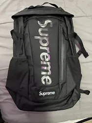 This Supreme Cordura SS21 Backpack in Black On Black is the perfect addition to any collection. With its durable...