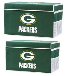 Large Footlocker Small Footlocker Each storage locker folds flat and quickly assembles! Great for storing toys, clothes...