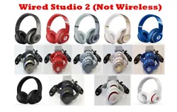 OEM BEATS STUDIO2 WIRED HEADPHONES. CONNECTIVITY - WIRED. COMPATIBILITY - WORKS WITH MOST AUX PORT ENABLED ELECTRONICS....