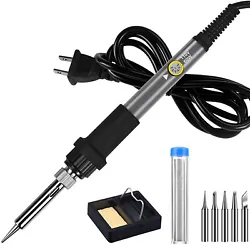 Product Description The electric soldering iron made of iron-plated tip and stainless steel,ensure the quality of the...