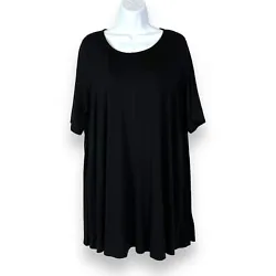 Easy, soft and comfortable knit dress from Eileen Fisher. Features side panels for extra swing!