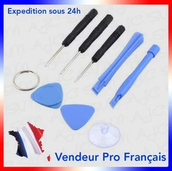 2 Spatules en plastique de tailles différentes. 2 médiateurs en plastique.