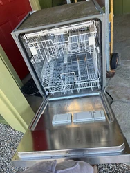 Please see the serrial number and model number in the photos. I love love love this dishwasher. Ive had it a few years....