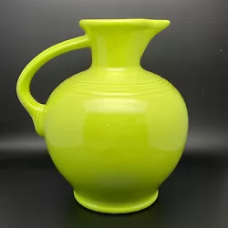FIESTA WARE Carafe Pitcher 60oz Chartreuse Mint Condition.Used only decoratively.