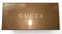 Gucci card inside. This does not impact look or function of the box. Item is listed in Pre-Owned Condition.