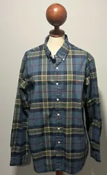 Ralph Lauren Check Multicolor shirt, Size XL Long Sleeve. Flannel look not flannel. Free shipping to lower 48 states....