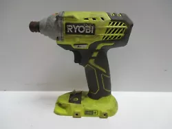 RYOBI One + 18V 1/4 in. Impact Driver P235 tools only. it. what you see in the picture exactly what your get.