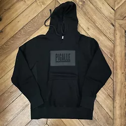 Pigalle Paris Box Logo Hoodie Triple Black Sz M Worn Brand doesn’t exist anymore impossibleTo buy in store or...
