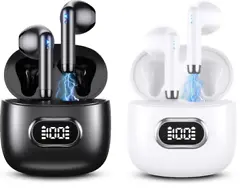 Bluetooth 5.3 and fast auto-connect: These wireless earbuds feature advanced Bluetooth 5.3 technology to ensure a more...