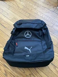 NWOT Puma Mercedes Benz Laptop Backpack Black Red Drawstring Dura Base Bag. Brand new without tags ! E Elena condition!
