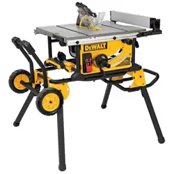 DeWALT DWE7491RS 10-Inch Jobsite Table Saw with 32-1/2-Inch Rip W/ Rolling Stand.