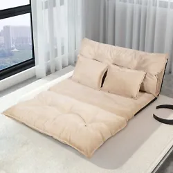 Features Comfort Lazy Sofa: Our multi-functional lazy sofa is ingeniously designed with a built-in back adjuster...