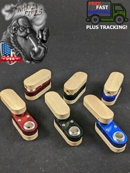 Material: Wood. Pictures of the Box. Length Closed: 1 3/4 in / 44.45 mm.