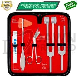 ‣ 1 - White Pupil Gauge Penlight - Clip On + LED. The tuning fork will not lateralize if both ears are normal. ‣ 2...