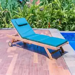 Teak Outdoor Sun lounger is crafted using Grade A teak wood from Indonesia. Certified by FSC, the Teak timber is Kiln...